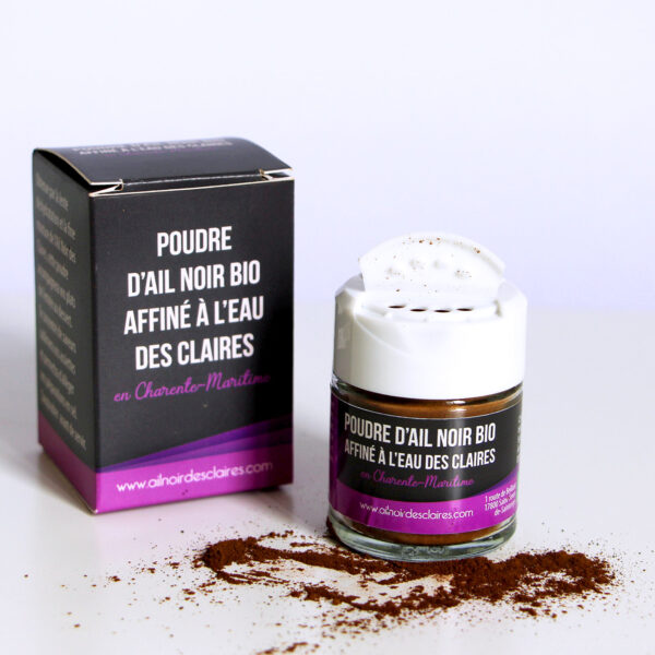 Poudre d’Ail Noir Bio
